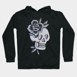 Skull and Rose Hoodie